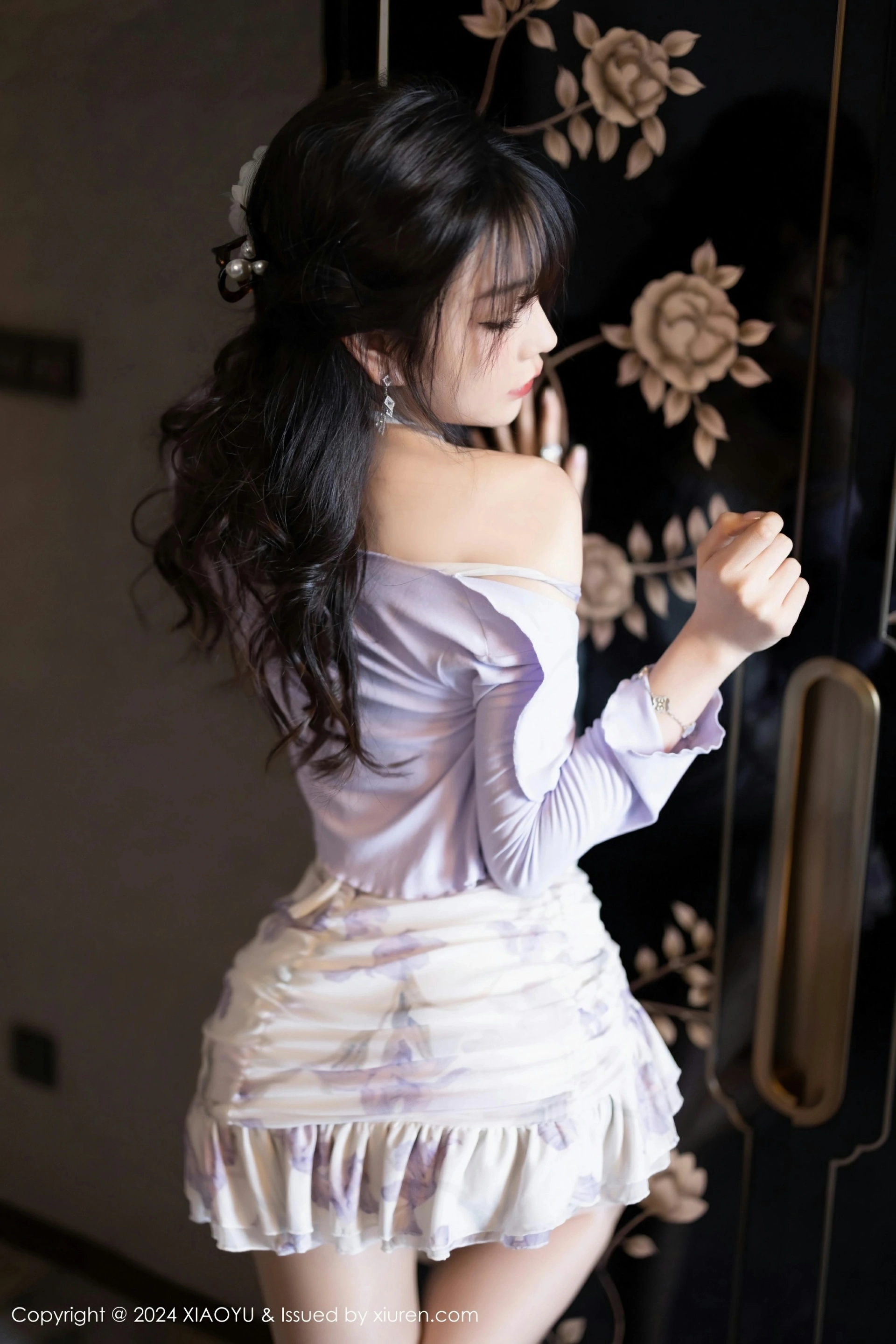 [XIAOYU语画界] 2024.03.25 VOL.1224 徐莉芝Booty 性感浅紫色连衣短裙 哈尔滨旅拍写真 [87+1P]