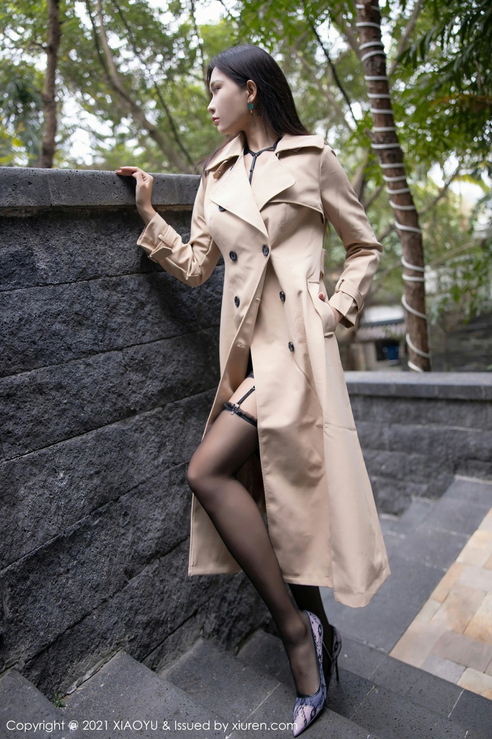 [XIAOYU语画界] 2021.08.19 VOL.596 娜比 镂空黑色服饰 性感写真 [56+1P]