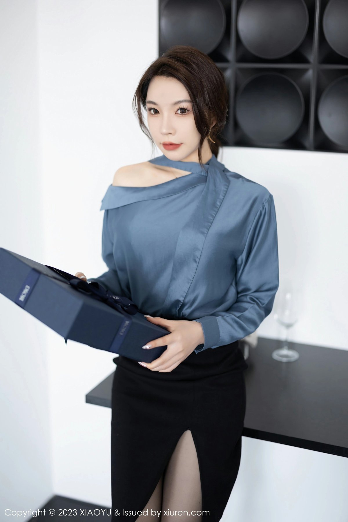 [XIAOYU语画界] 2023.03.06 VOL.979 徐莉芝Booty Ol装扮 黑色蕾丝内衣 性感写真 [86+1P]